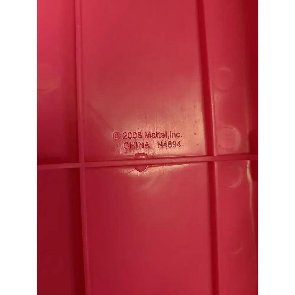 BARBIE DREAM BEDROOM BED AND HEADBOARD MATTEL 2008 PINK